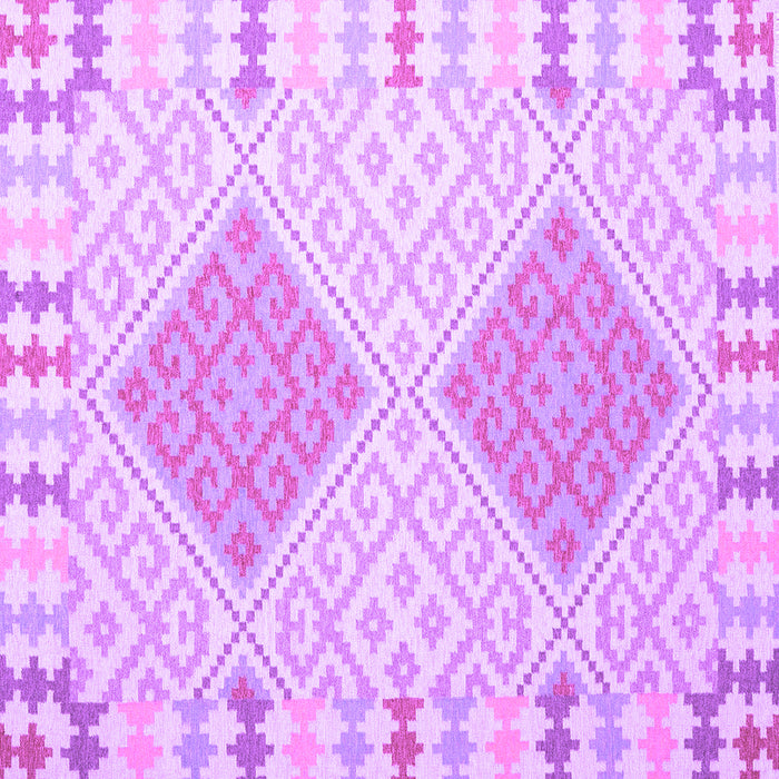 Square Southwestern Purple Country Rug, con1831pur