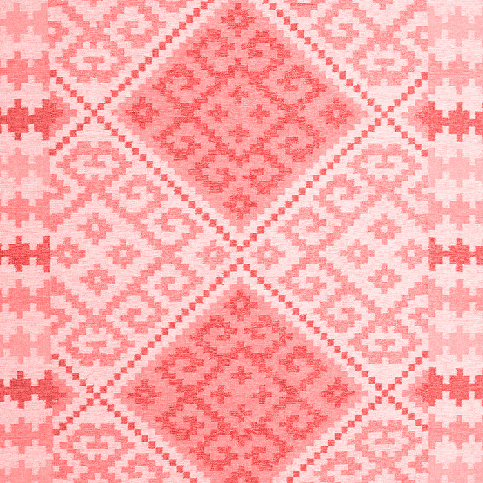 Machine Washable Southwestern Red Country Rug, wshcon1831red