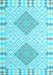 Southwestern Light Blue Country Rug, con1831lblu