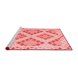 Country Red Washable Rugs