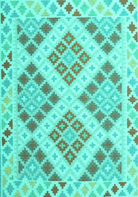 Southwestern Turquoise Country Rug, con1832turq