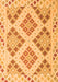 Southwestern Orange Country Rug, con1832org