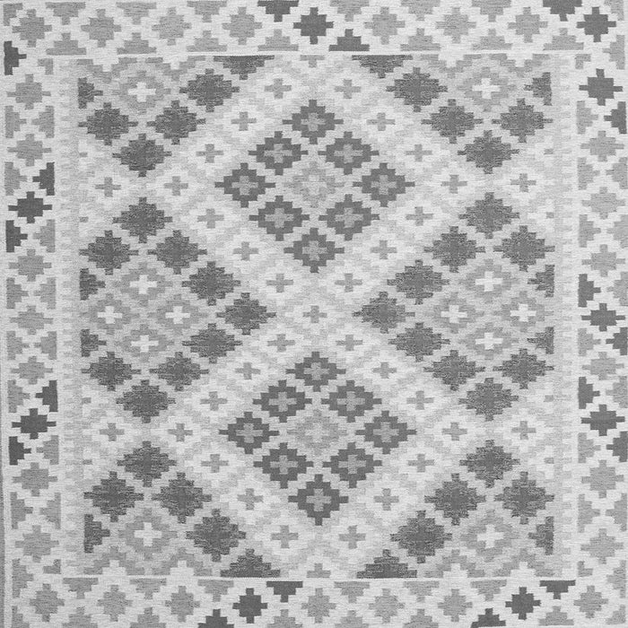 Serging Thickness of Southwestern Gray Country Rug, con1832gry