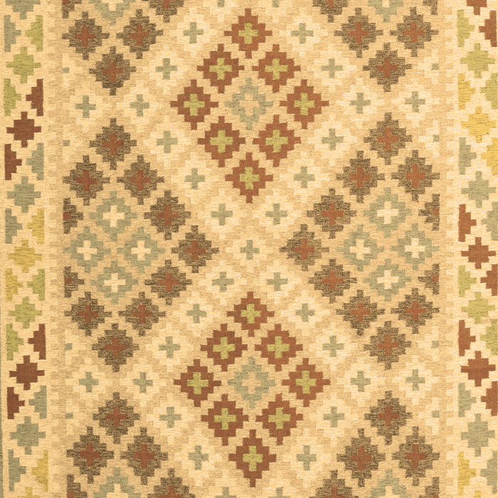 Machine Washable Southwestern Brown Country Rug, wshcon1832brn