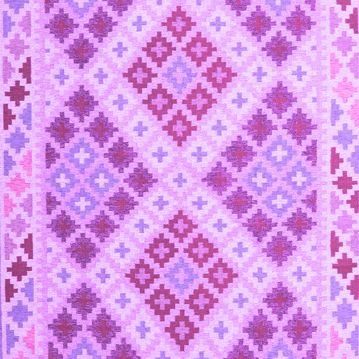 Machine Washable Southwestern Purple Country Area Rugs, wshcon1832pur