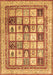 Abstract Brown Contemporary Rug, con1833brn