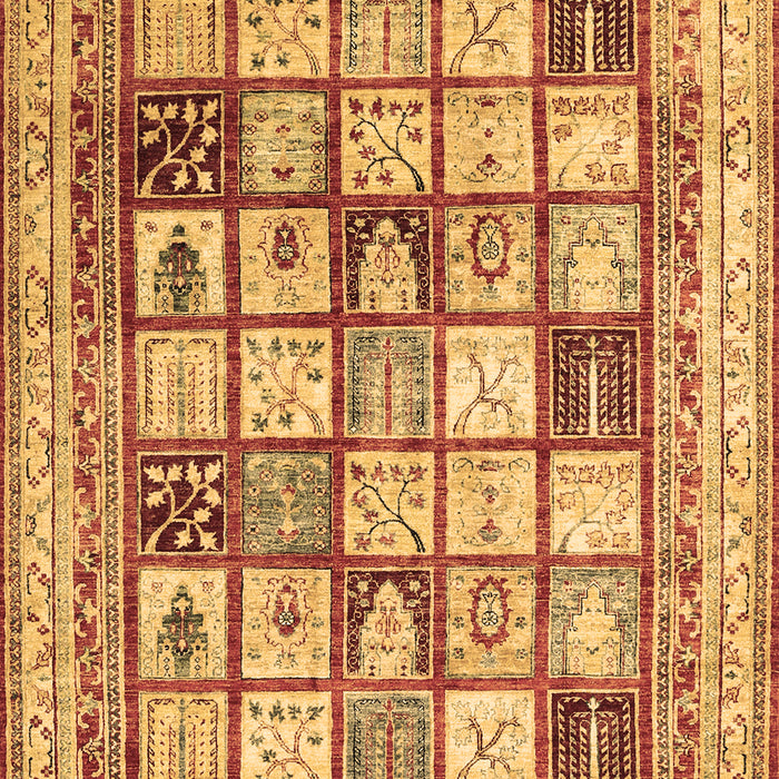 Abstract Brown Contemporary Rug, con1833brn