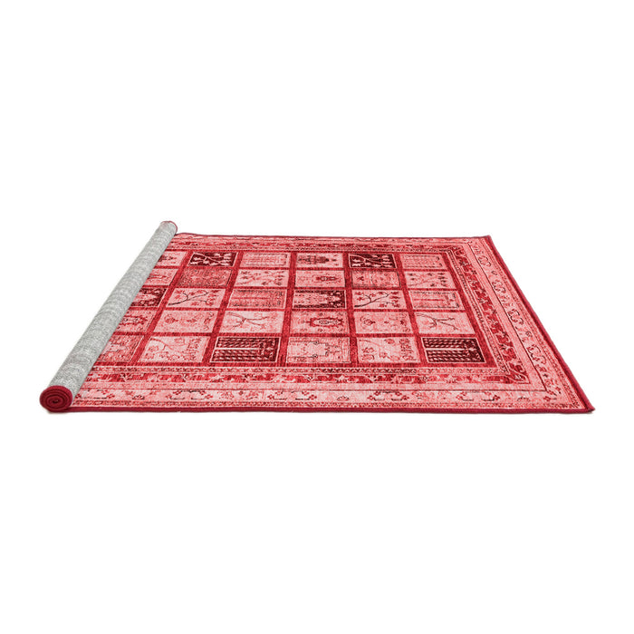 Contemporary Red Washable Rugs