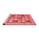 Contemporary Red Washable Rugs