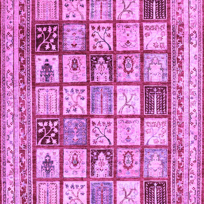 Abstract Purple Contemporary Rug, con1833pur