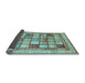 Sideview of Abstract Light Blue Contemporary Rug, con1833lblu