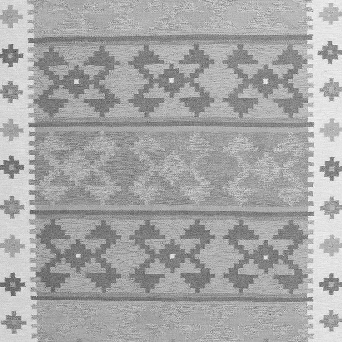 Southwestern Gray Country Rug, con1834gry