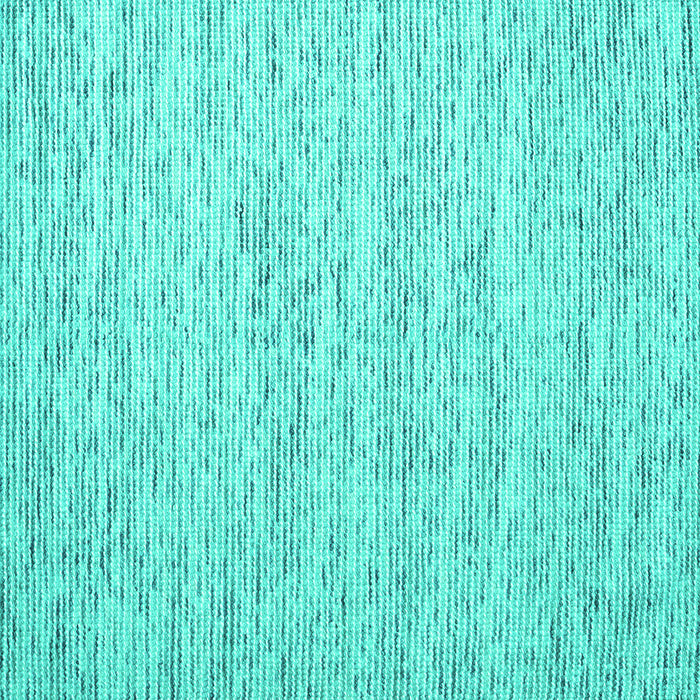 Square Machine Washable Abstract Turquoise Contemporary Area Rugs, wshcon1835turq