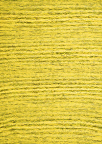 Abstract Yellow Contemporary Rug, con1835yw