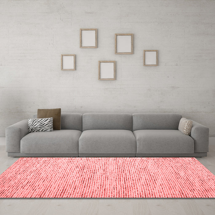 Contemporary Red Washable Rugs