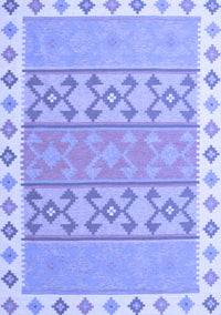 Southwestern Blue Country Rug, con1836blu