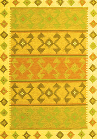 Southwestern Yellow Country Rug, con1836yw