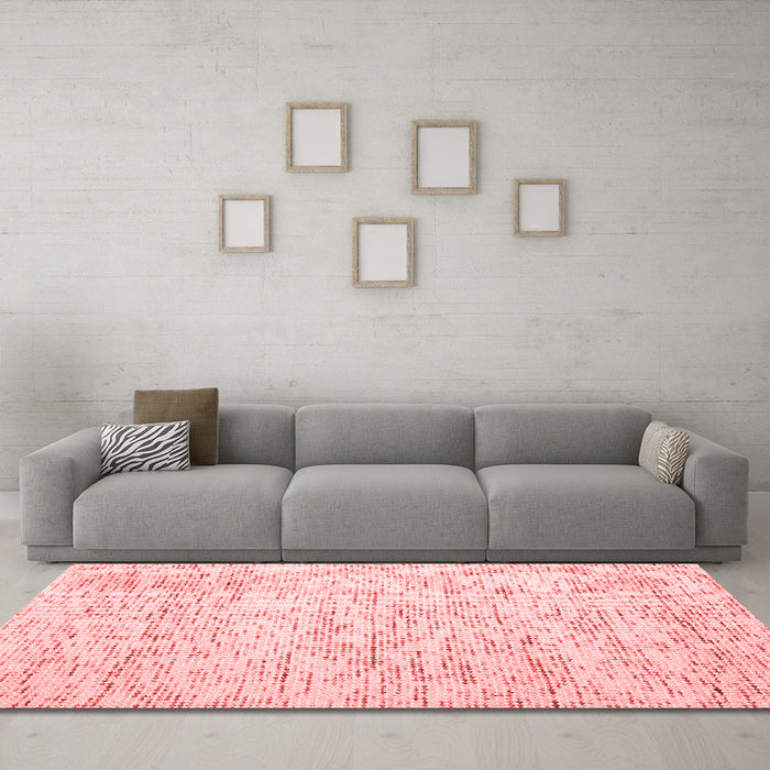 Contemporary Red Washable Rugs