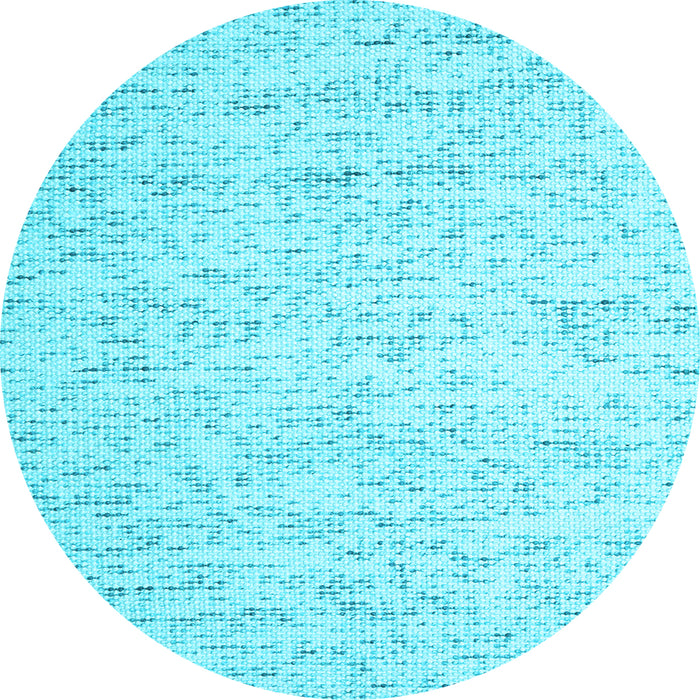 Round Machine Washable Abstract Light Blue Contemporary Rug, wshcon1838lblu