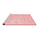 Contemporary Red Washable Rugs