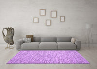 Machine Washable Abstract Purple Contemporary Rug, wshcon1839pur