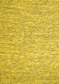 Abstract Yellow Contemporary Rug, con1839yw