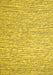 Abstract Yellow Contemporary Rug, con1839yw