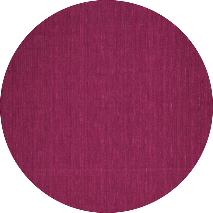 Round Machine Washable Abstract Purple Contemporary Area Rugs, wshcon183pur