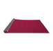 Sideview of Abstract Pink Contemporary Rug, con183pnk