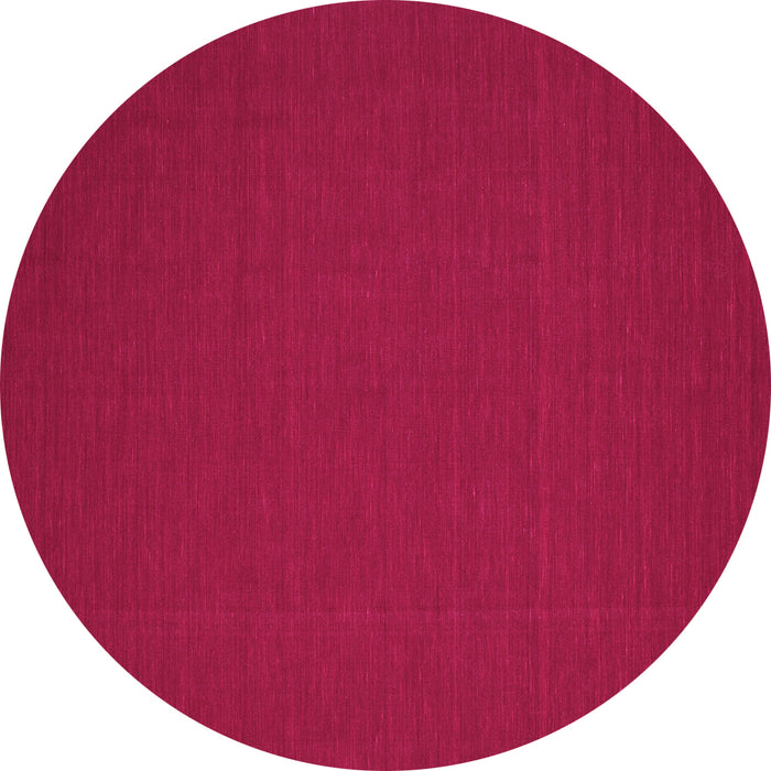 Round Abstract Pink Contemporary Rug, con183pnk