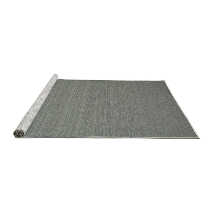 Serging Thickness of Machine Washable Contemporary Sage Green Rug, wshcon184