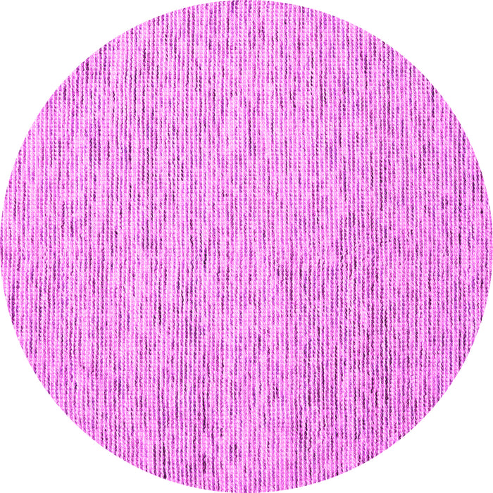 Round Machine Washable Abstract Pink Contemporary Rug, wshcon1840pnk