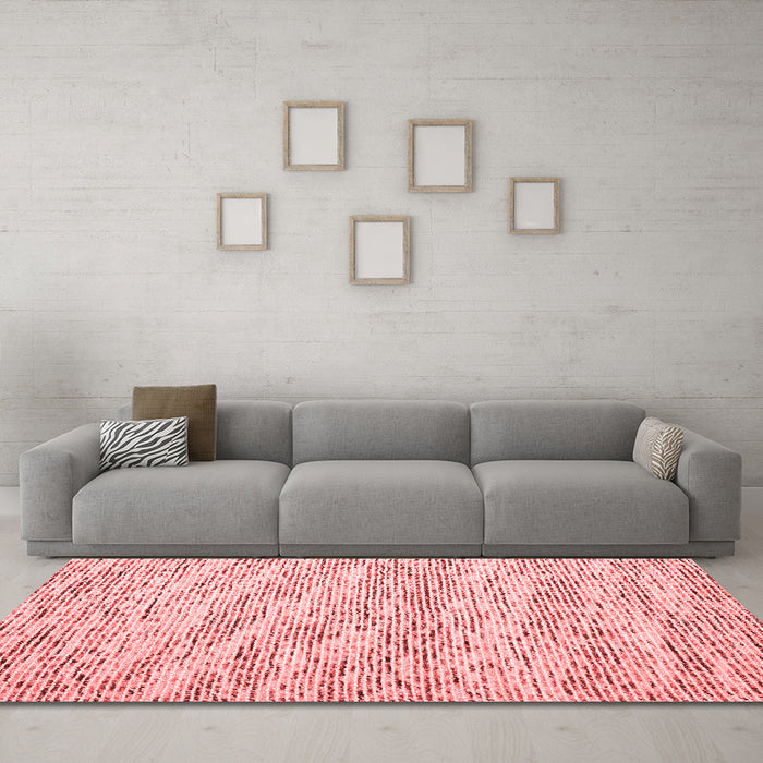 Contemporary Red Washable Rugs