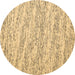 Round Machine Washable Abstract Brown Contemporary Rug, wshcon1841brn