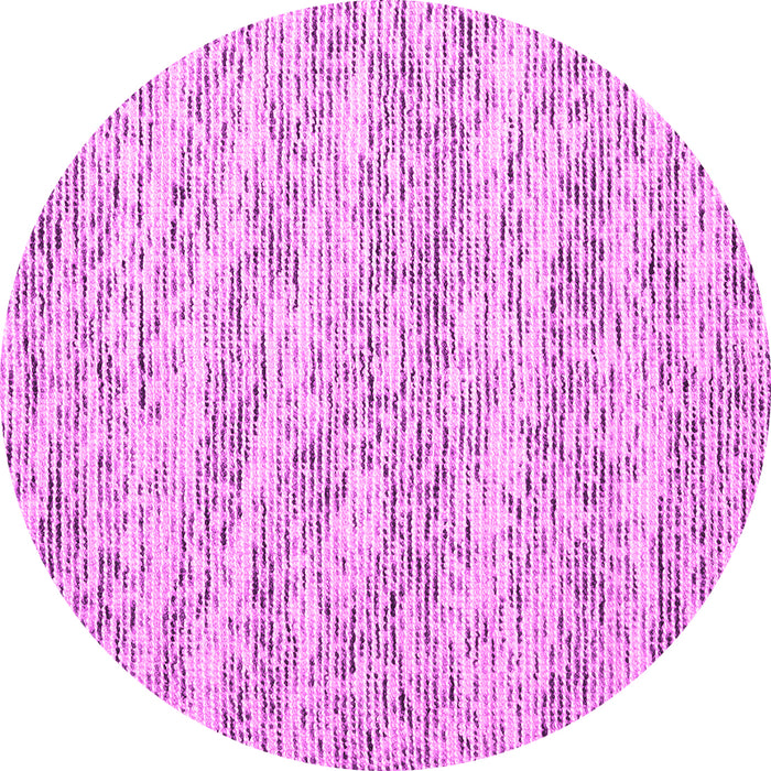 Round Abstract Pink Contemporary Rug, con1841pnk