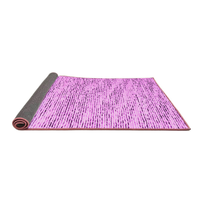 Sideview of Abstract Pink Contemporary Rug, con1841pnk
