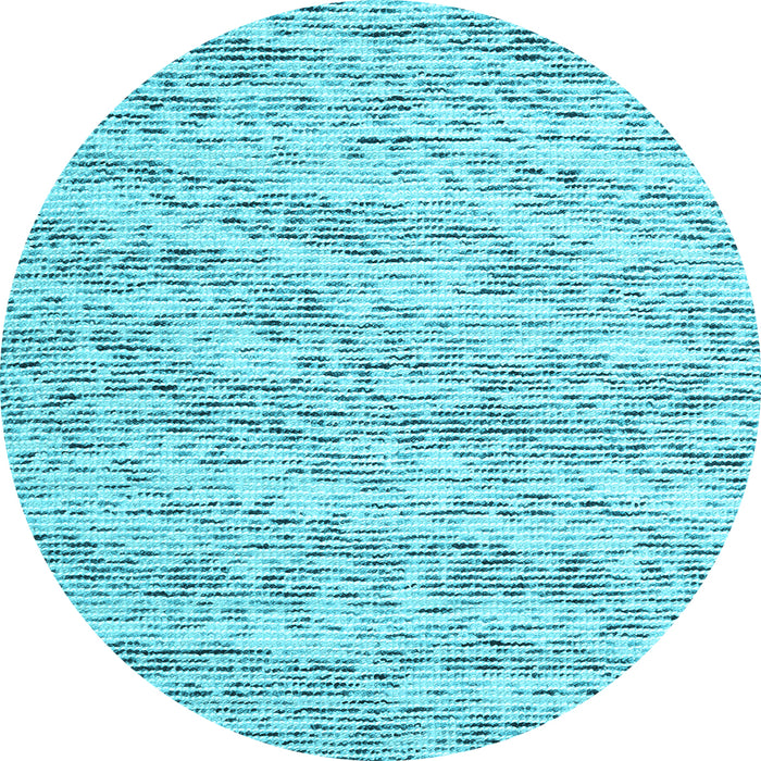 Round Abstract Light Blue Contemporary Rug, con1841lblu