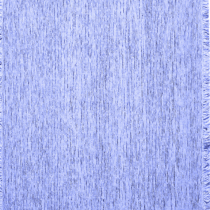Square Abstract Blue Contemporary Rug, con1842blu