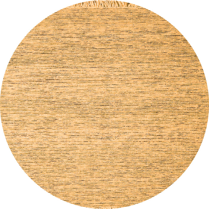 Square Abstract Orange Contemporary Rug, con1842org