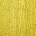 Square Abstract Yellow Contemporary Rug, con1842yw