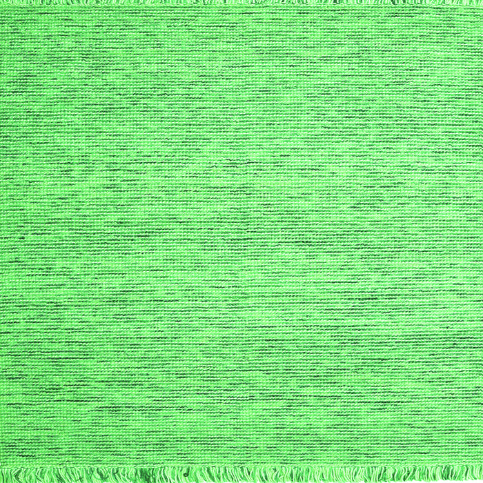 Serging Thickness of Abstract Green Contemporary Rug, con1842grn