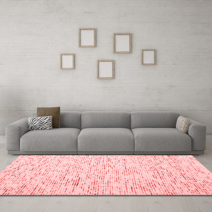 Contemporary Red Washable Rugs