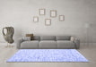 Machine Washable Abstract Blue Contemporary Rug in a Living Room, wshcon1845blu