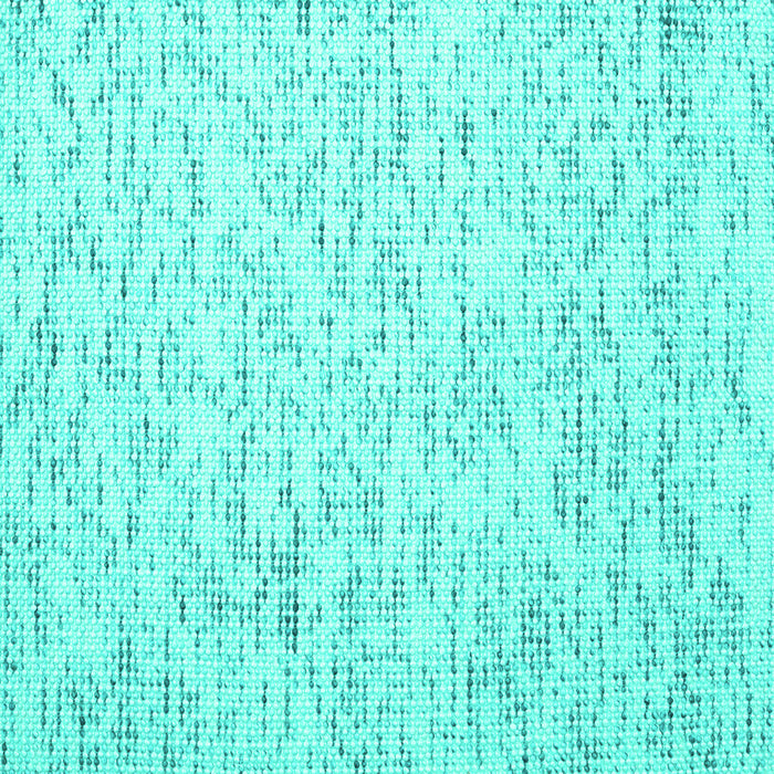 Square Machine Washable Abstract Turquoise Contemporary Area Rugs, wshcon1845turq