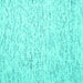 Square Machine Washable Abstract Turquoise Contemporary Area Rugs, wshcon1845turq