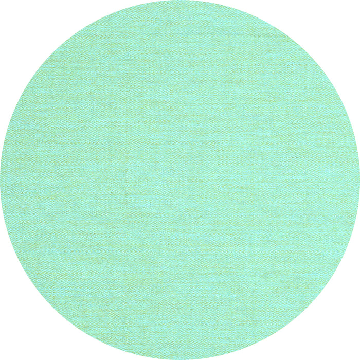 Round Abstract Light Blue Contemporary Rug, con1846lblu