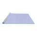 Sideview of Machine Washable Abstract Blue Contemporary Rug, wshcon1846blu