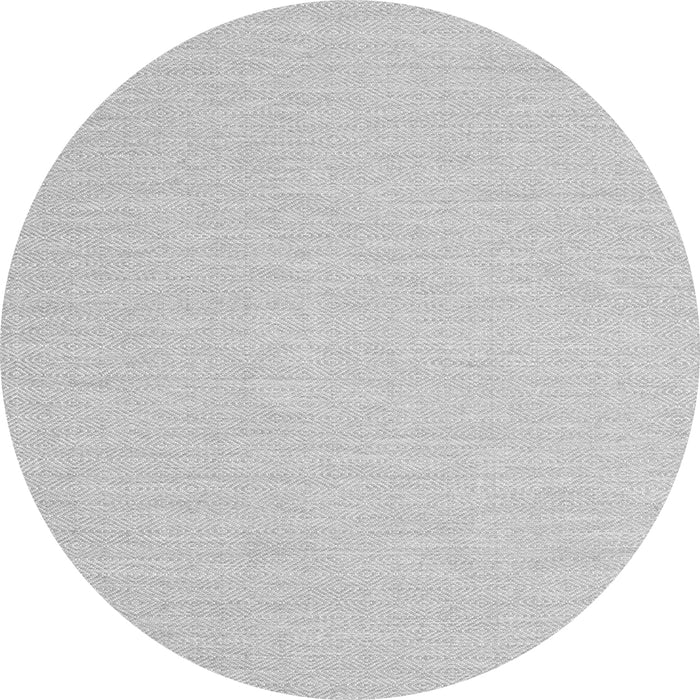 Square Abstract Gray Contemporary Rug, con1846gry