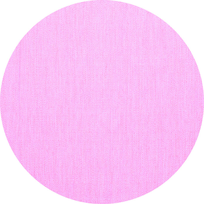 Round Machine Washable Abstract Purple Contemporary Area Rugs, wshcon1846pur