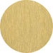 Round Abstract Brown Contemporary Rug, con1847brn